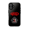 Phone Case — 'Evikted' Red Logo (Matte Black Rugged Protection)