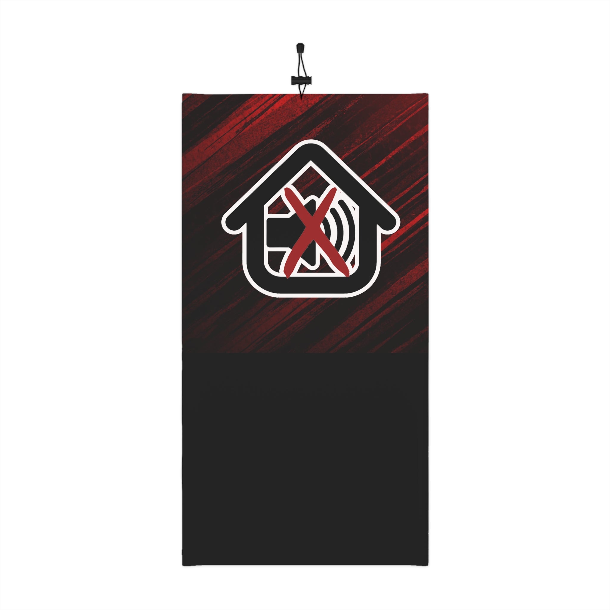 Winter Neck Gaiter — Red 'Evikted' Graphic Face Cover
