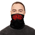 Winter Neck Gaiter — Red 'Evikted' Graphic Face Cover