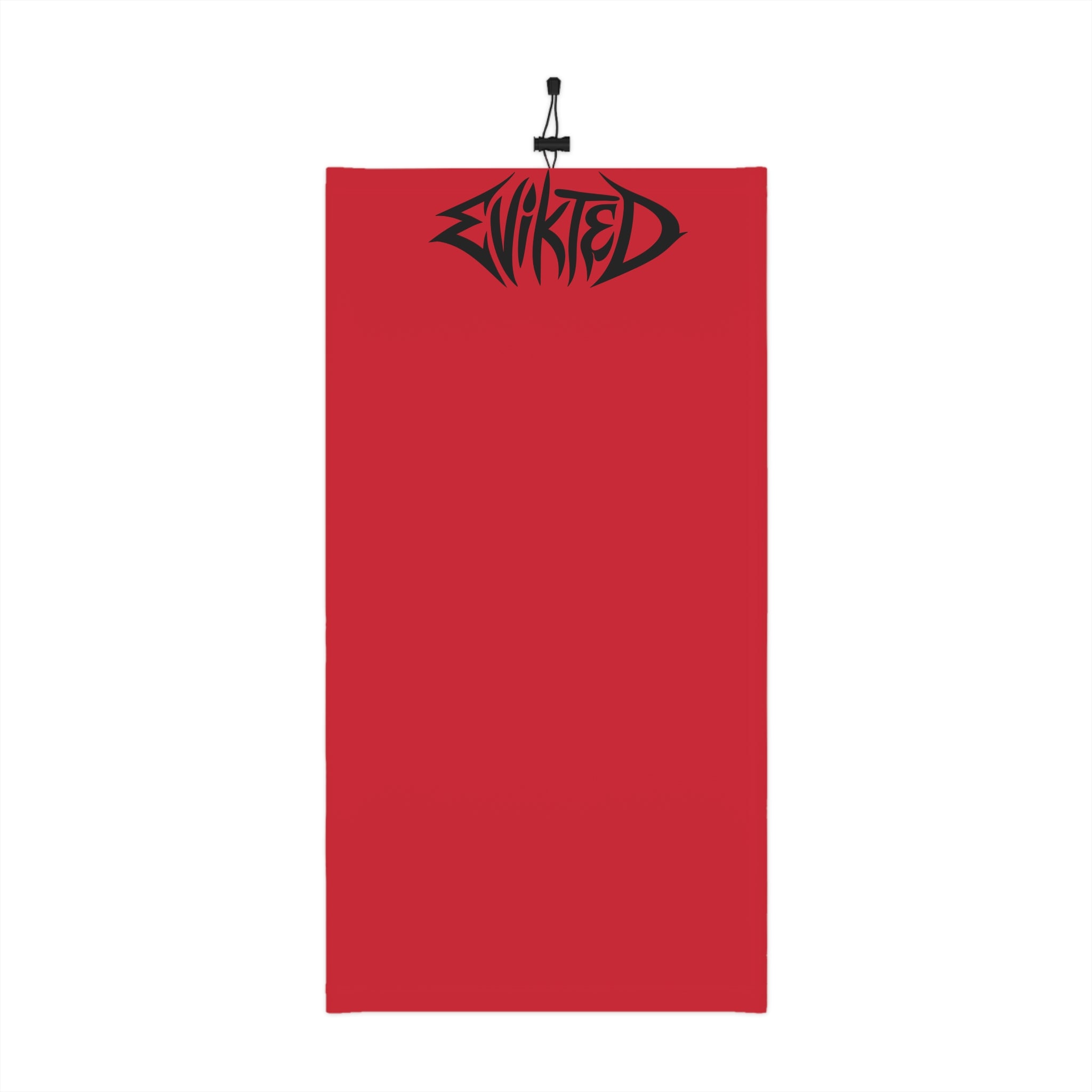 Winter Neck Gaiter — Red 'Evikted' Graphic Face Cover