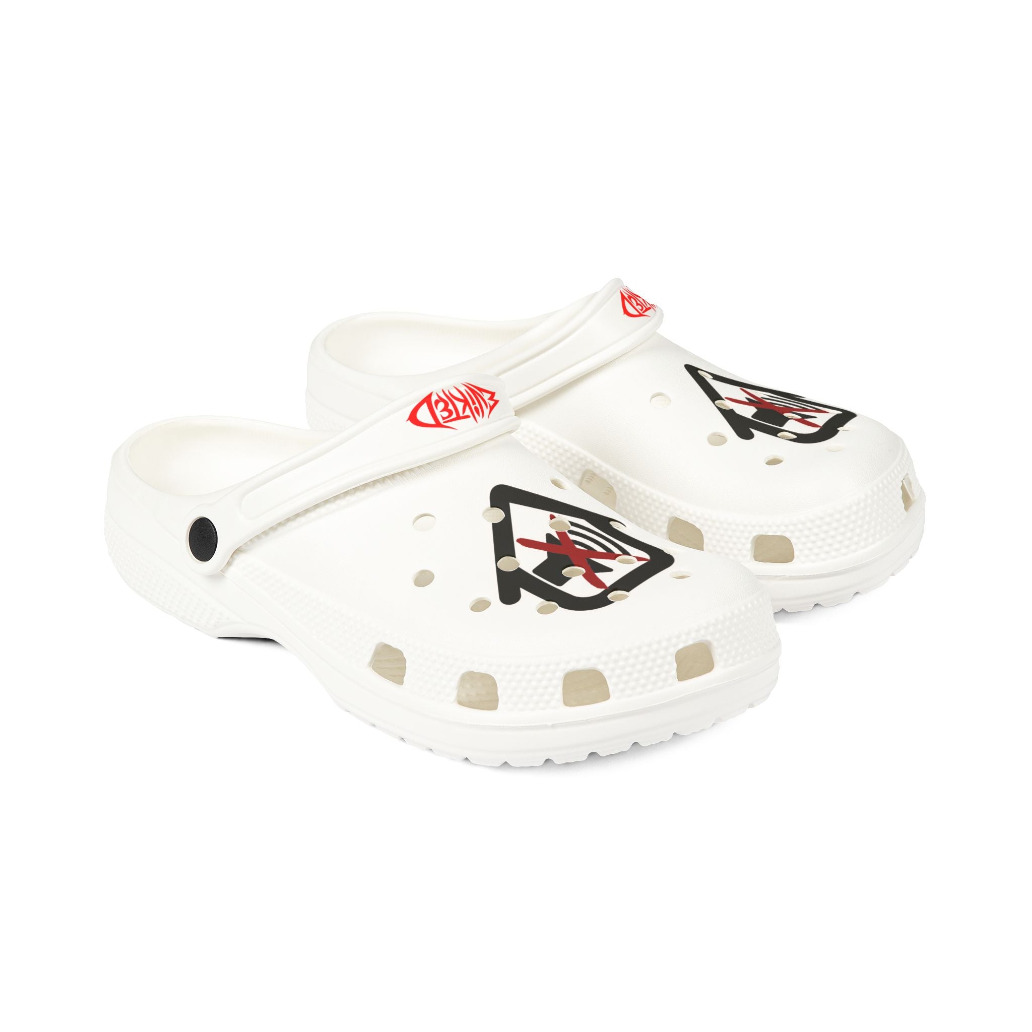 EVIKTED EVA Foam Clogs — White Slip-On