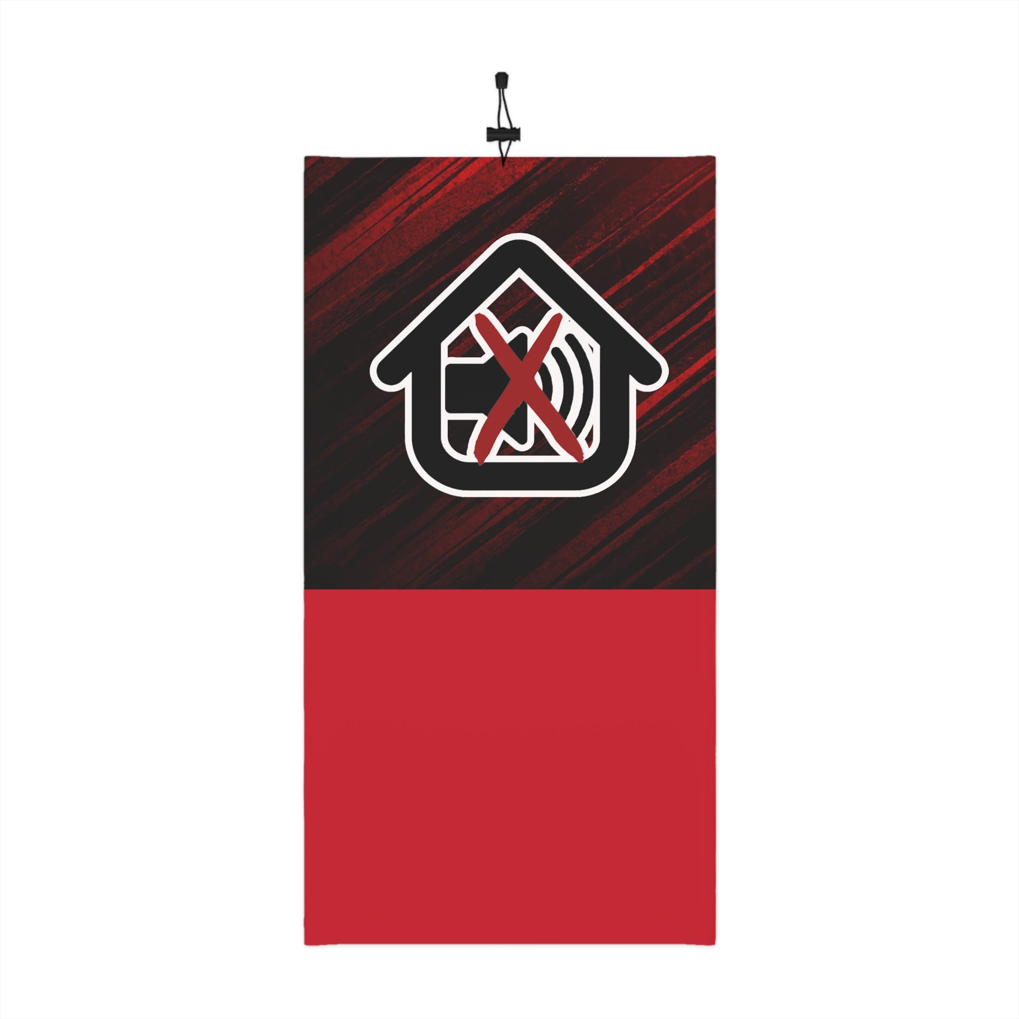 Winter Neck Gaiter — Red 'Evikted' Graphic Face Cover