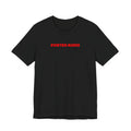 Evikted Audio Graphic Tee — Red Logo Band T-Shirt