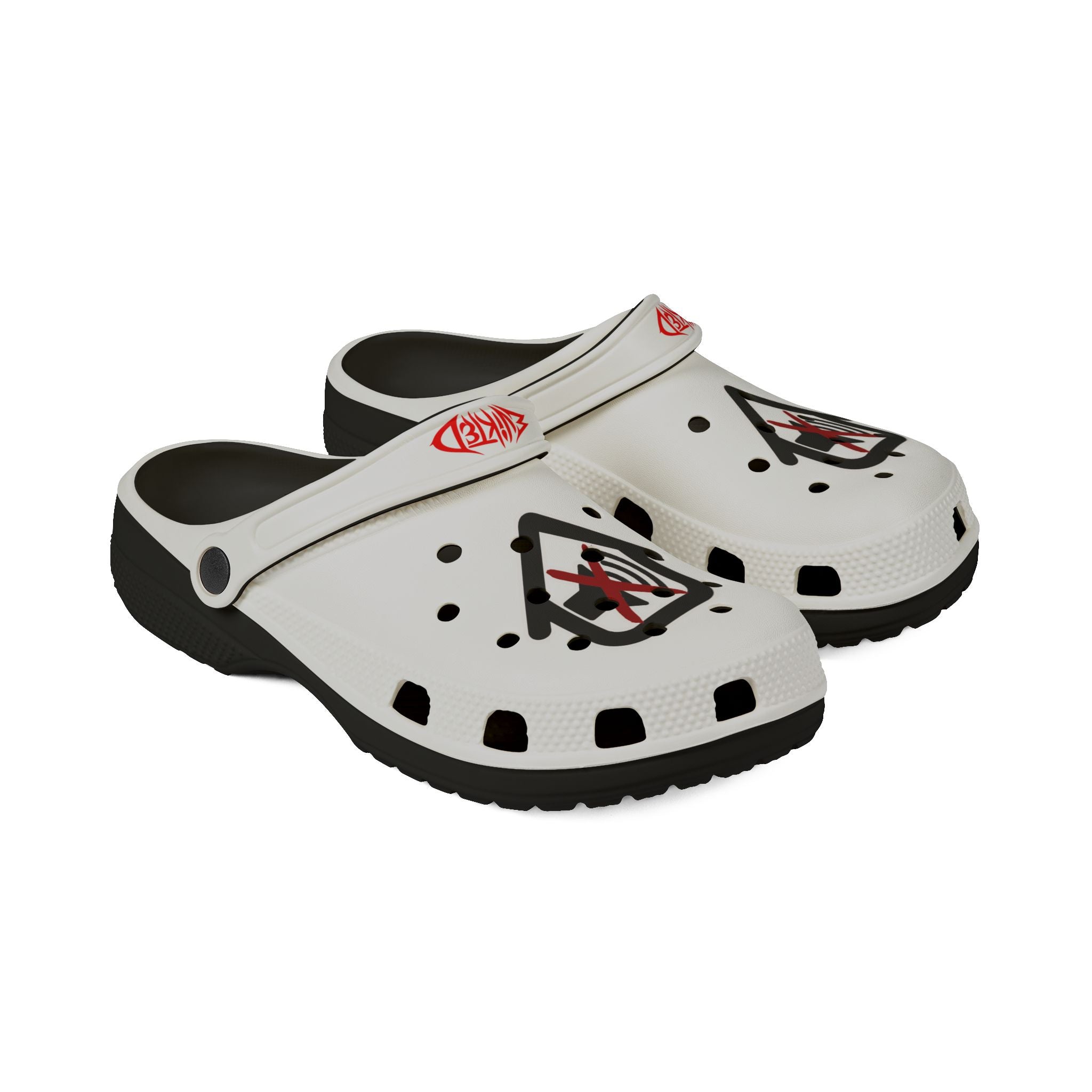 EVIKTED EVA Foam Clogs — White Slip-On